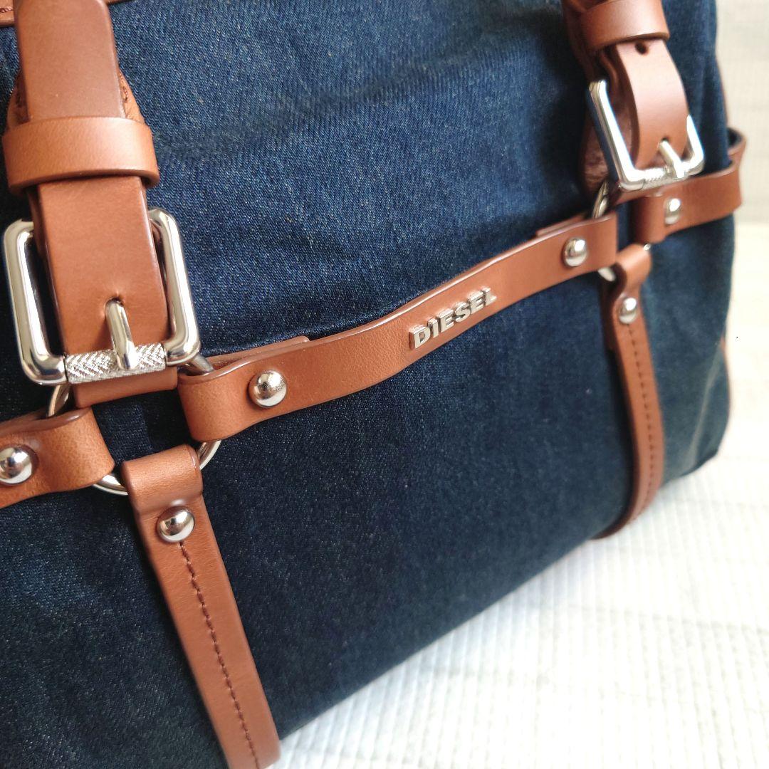 DIESEL デニム ミニボストン＆ショルダーバック 2way