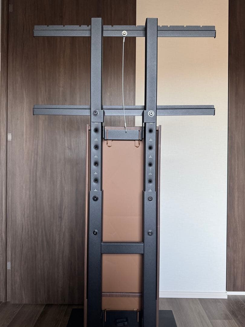 WALL壁寄せテレビスタンド棚板付き