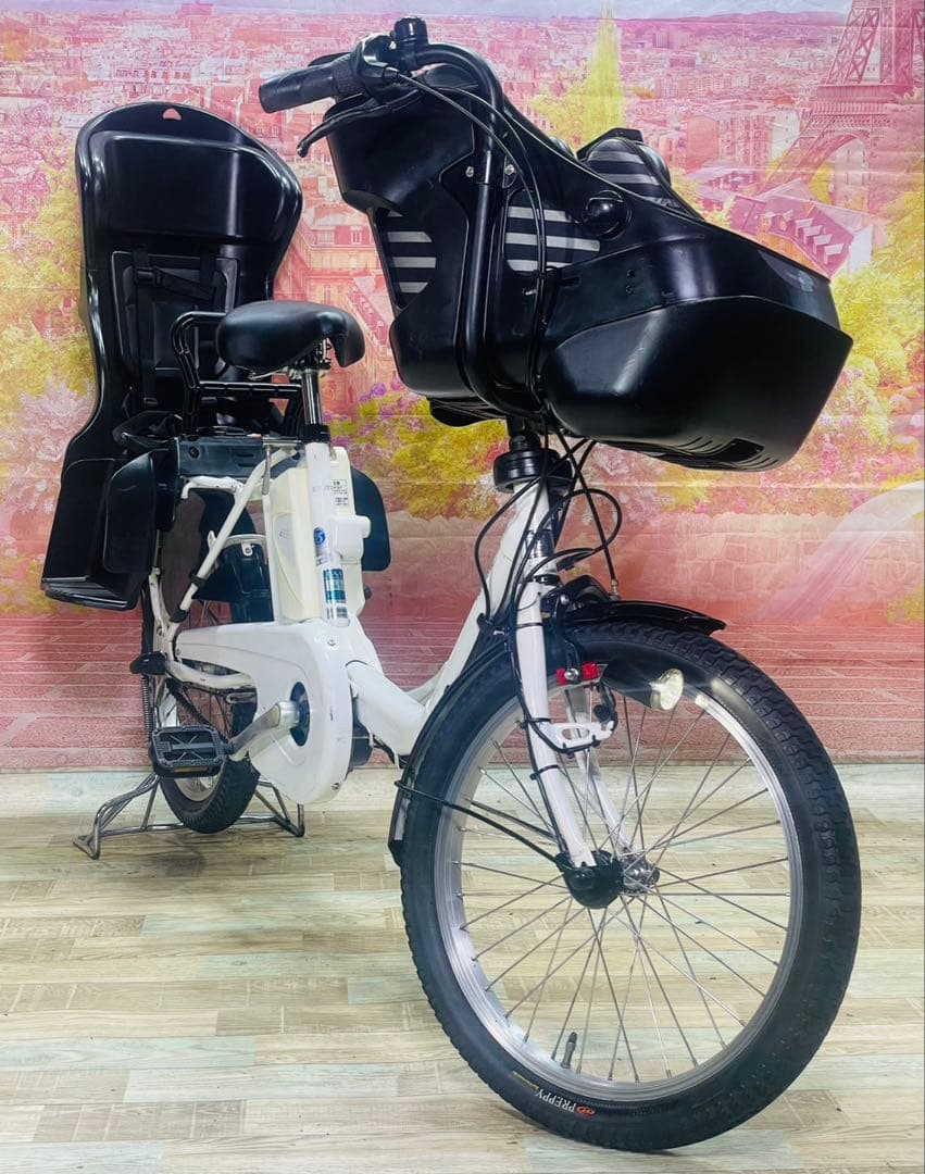 ZK3507 電動自転車 パナソニック 子供乗せ　20インチ 送料無料