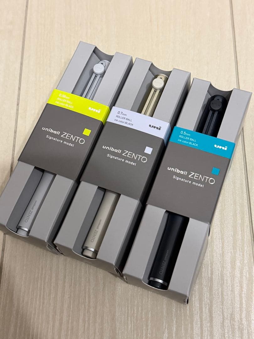 ユニボールゼント シグニチャーモデル 全種3本セット