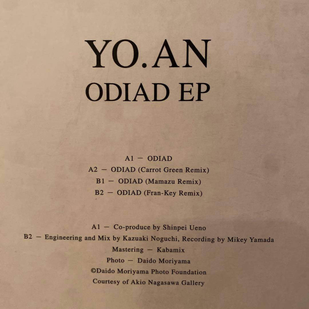 YO.AN ODIAD EP 森山大道