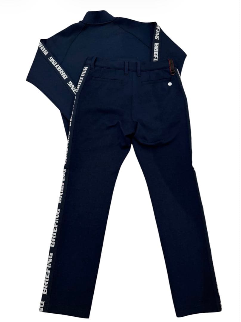 【大人気完売品】BRIEFING GOLF セットアップ 濃紺（上M/下S）