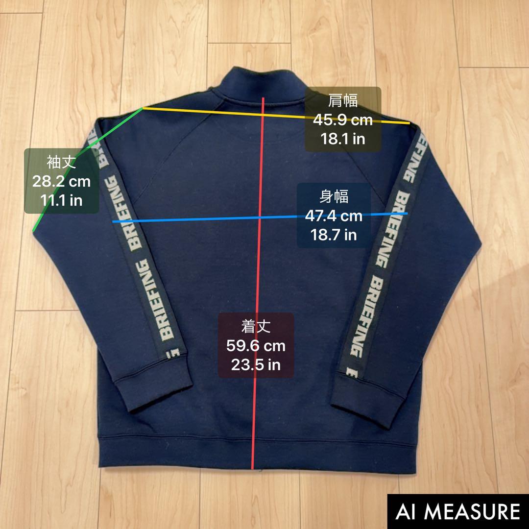 【大人気完売品】BRIEFING GOLF セットアップ 濃紺（上M/下S）