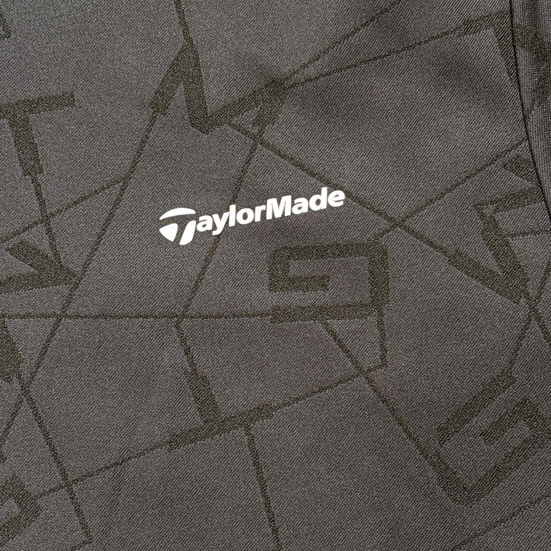 【メンズXO⭐️極美品】テーラーメイド　半袖ポロシャツ　ゴルフ　レターグラフィック