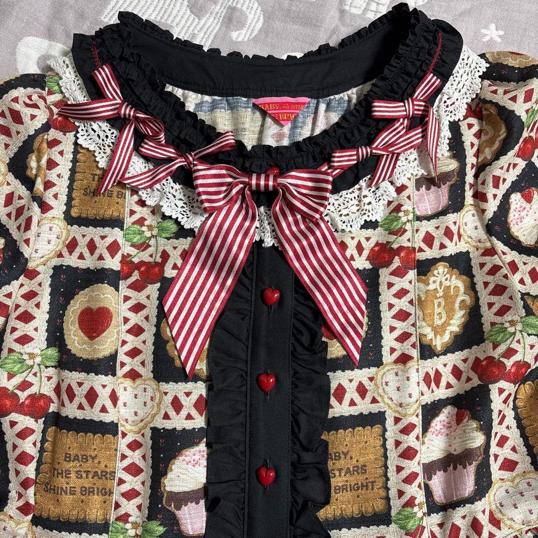 La patisserie〜Mon peche mignon〜柄ワンピース