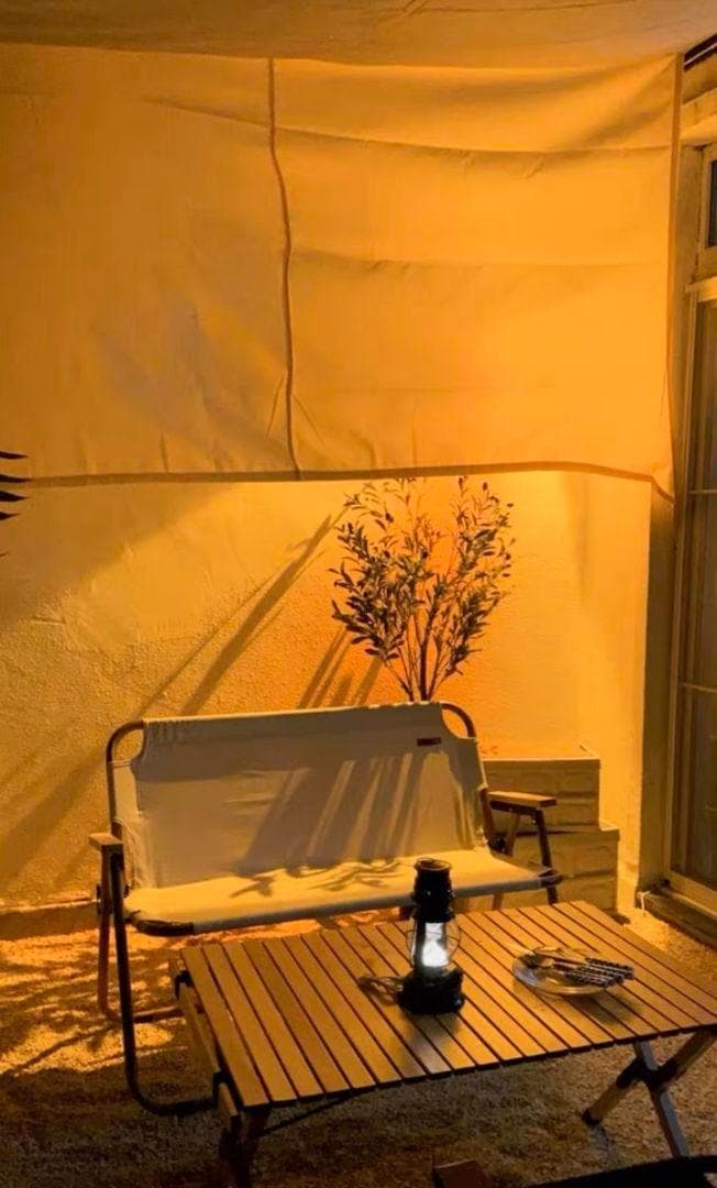 クイックキャンプ 折りたたみ式 二人掛け ローチェア ベンチ 3色