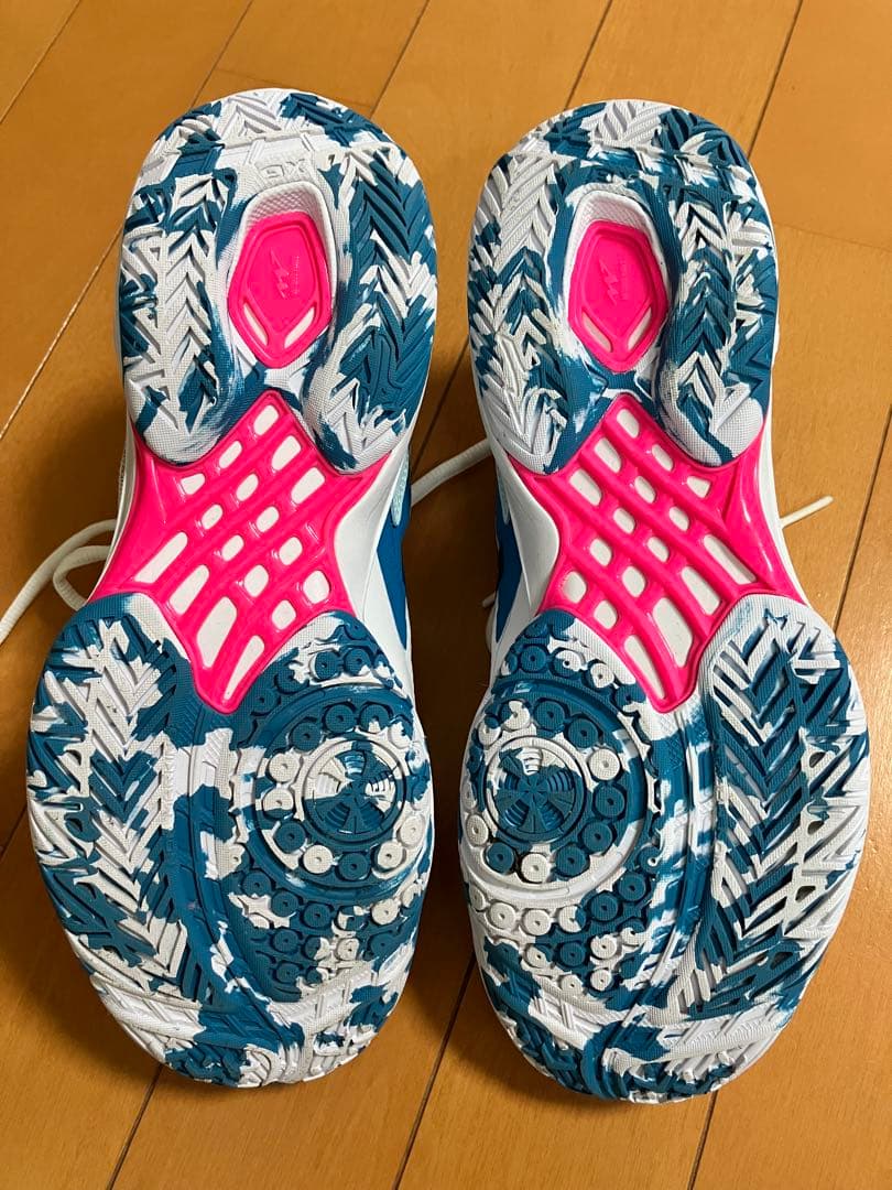 【美品】ミズノ　バドミントンシューズ　ウェーブクロー3 24.0cm 2E