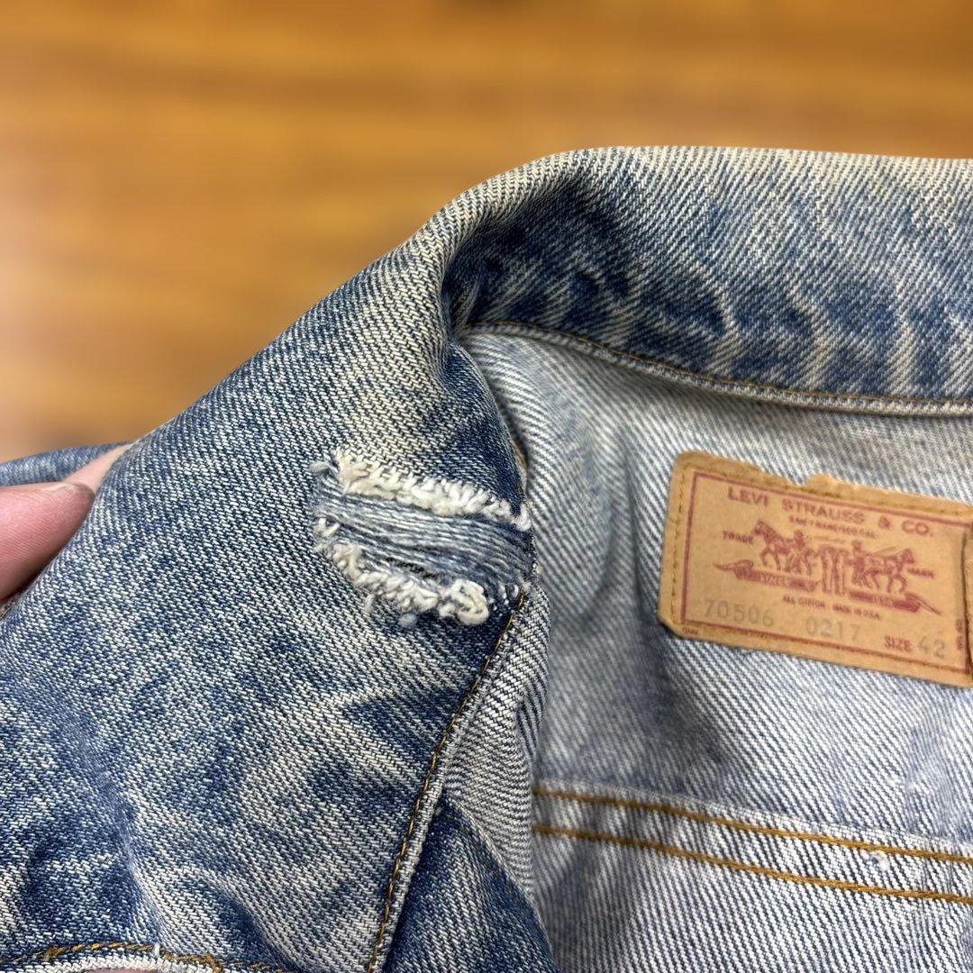 USA製 80s Levi's リーバイス 70506 Gジャン 42