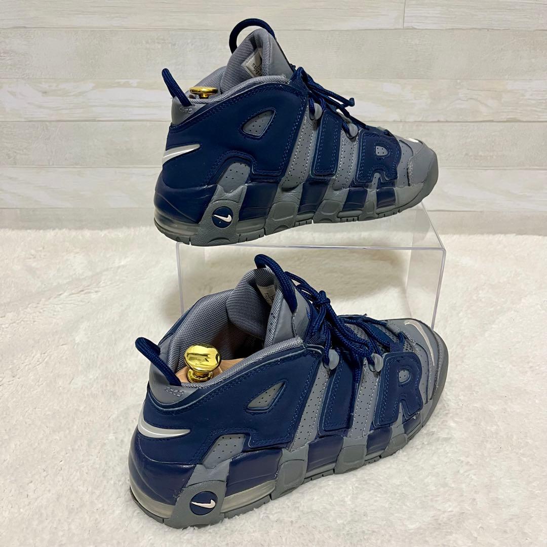 ナイキ エアモアアップテンポ クールグレー ミッドナイトネイビー 24cm