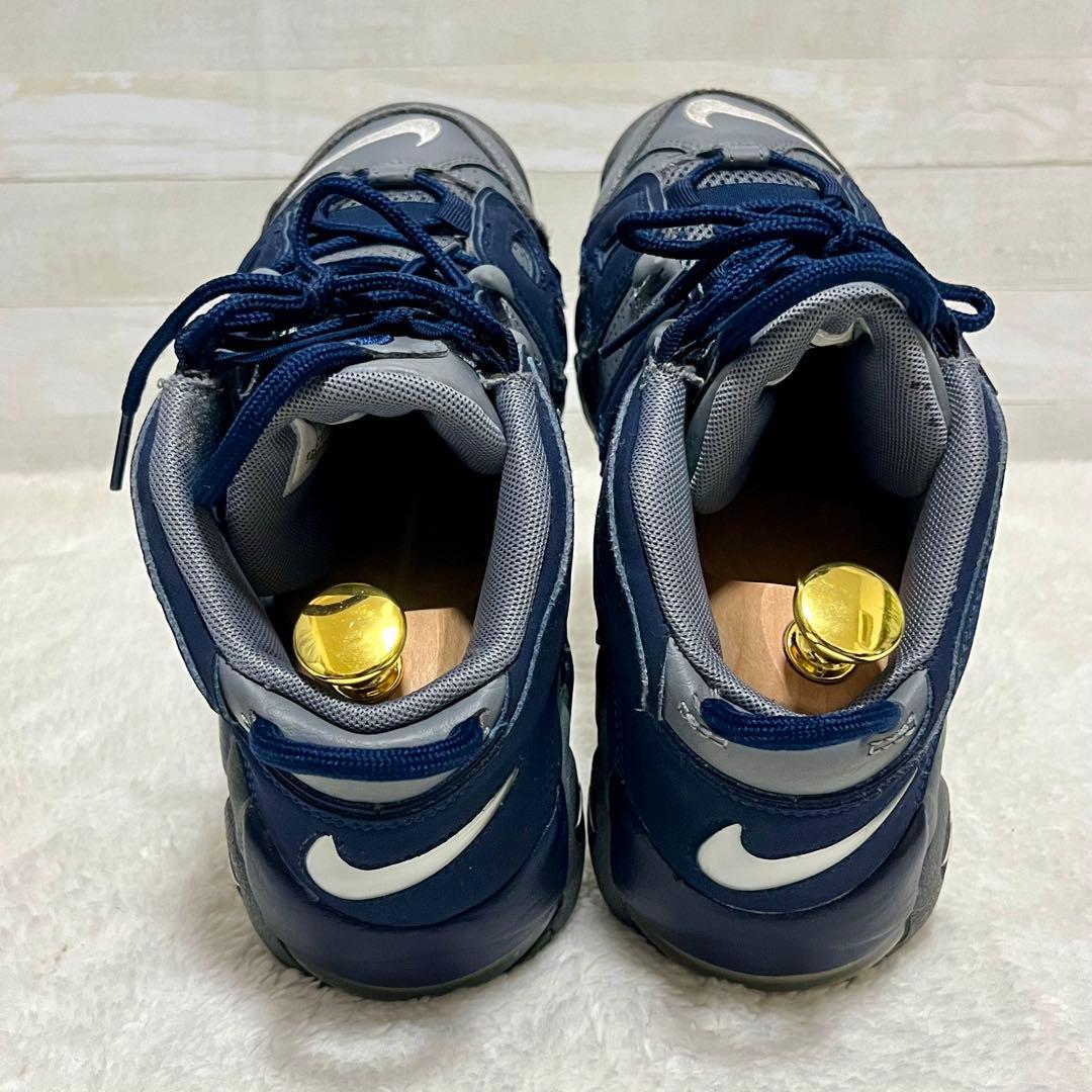 ナイキ エアモアアップテンポ クールグレー ミッドナイトネイビー 24cm