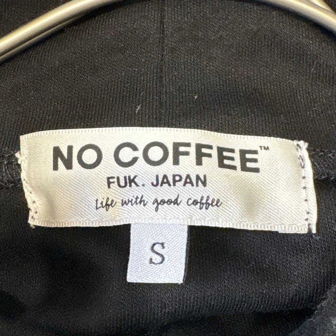 NO COFFEE　CLUB HAUS コラボ 半袖 モックネックウェアS 黒