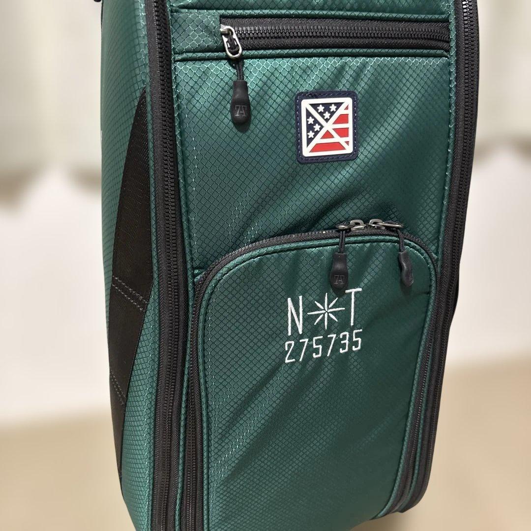  Armour トミーアーマー　グリーン ゴルフバッグ　9型　新品