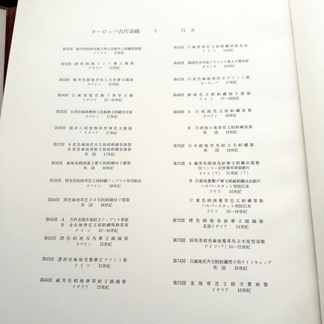 「ヨーロッパ古代染織 - 英国ビクトリアアンドアルバート博物館収蔵品」光琳社