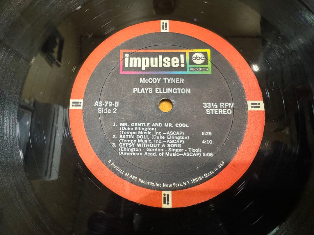 McCoy Tyner plays Ellington LP レコード