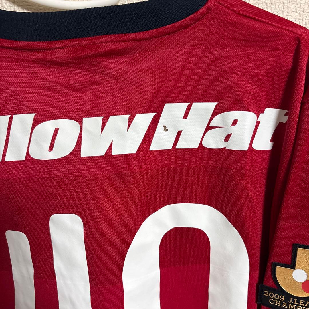 鹿島アントラーズ　小笠原満男　長袖　2010年　ユニフォーム