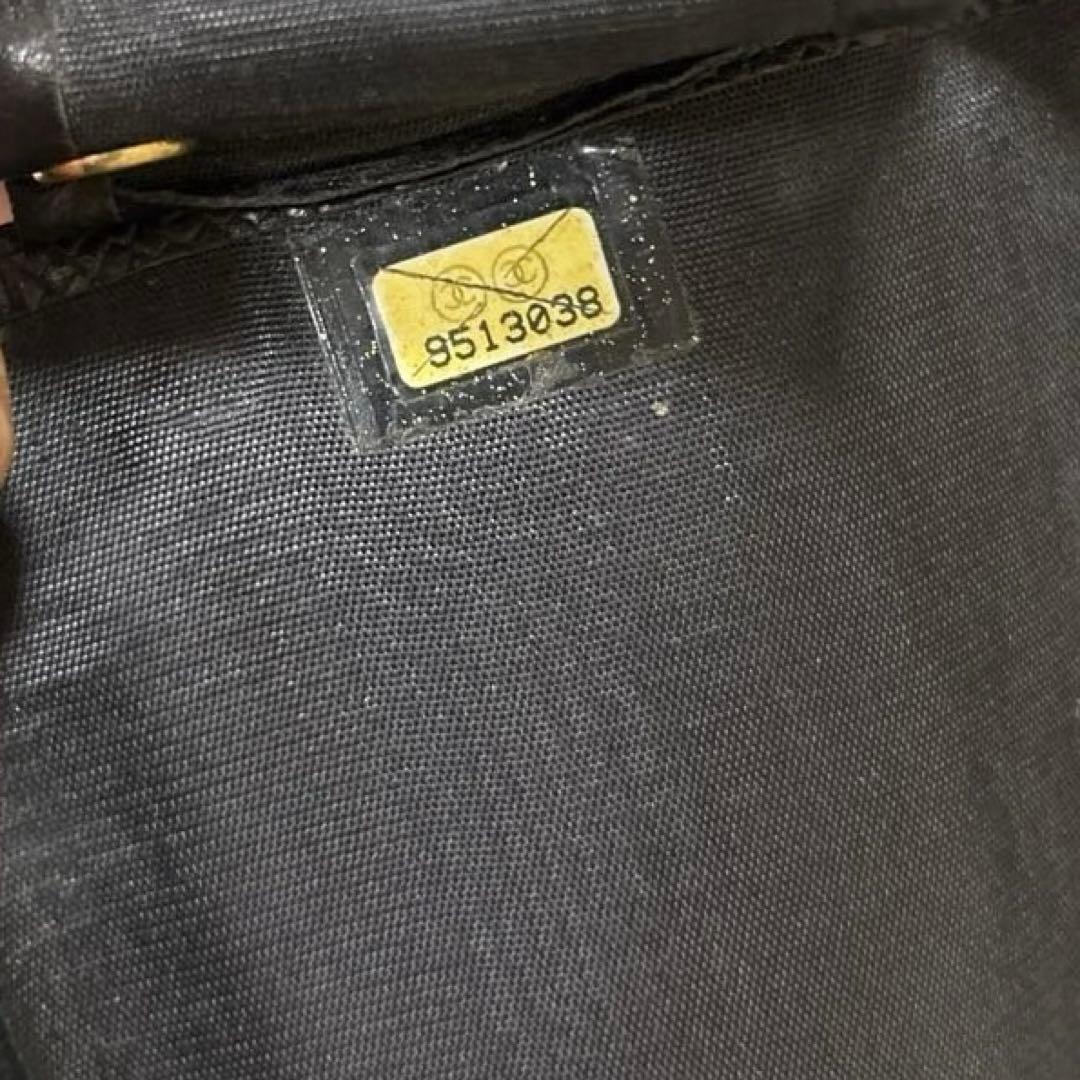 シャネル　キャビアスキン6連 キーケース　ブラック