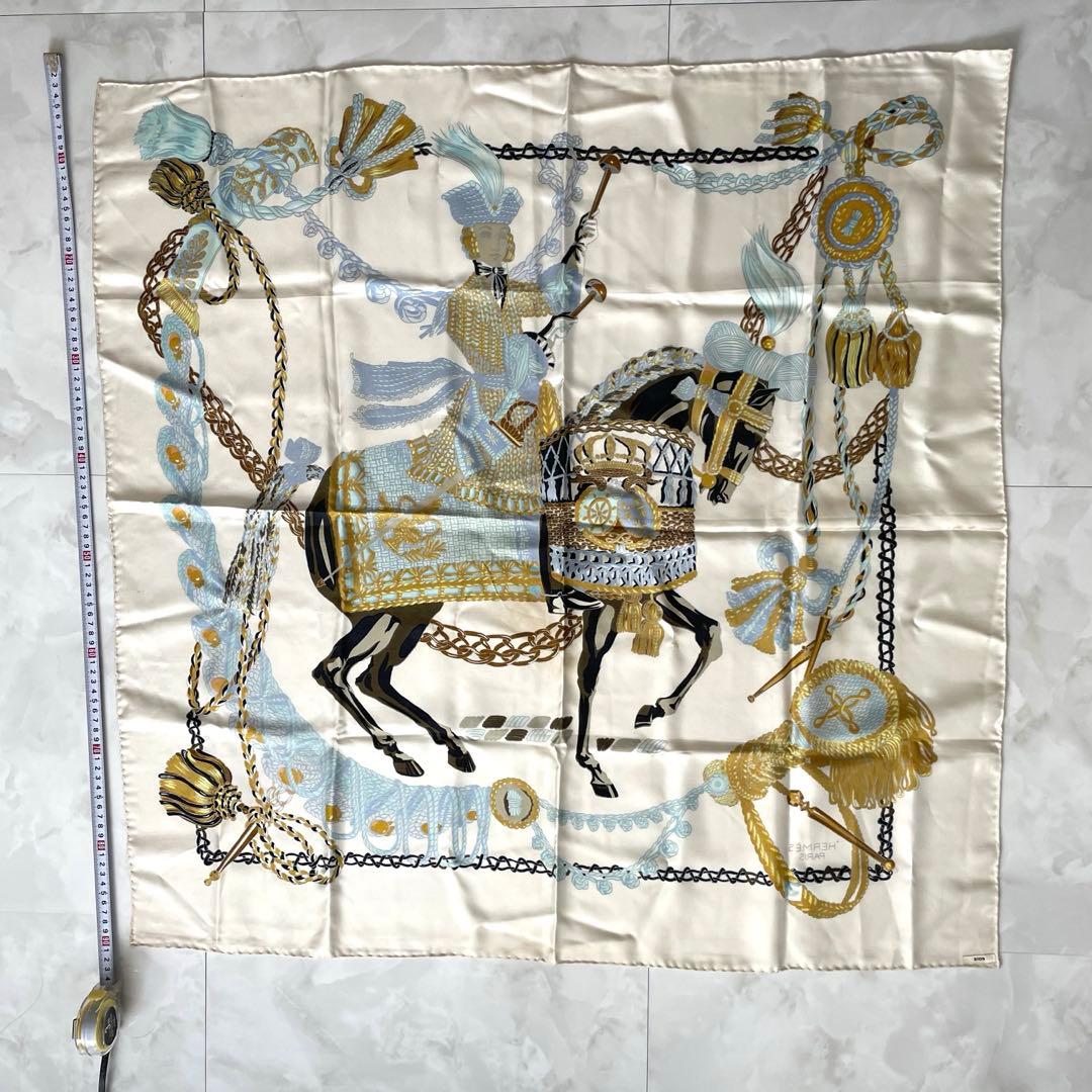 S*.様 HERMES エルメス カレ90 スカーフ　ティンパニ奏者