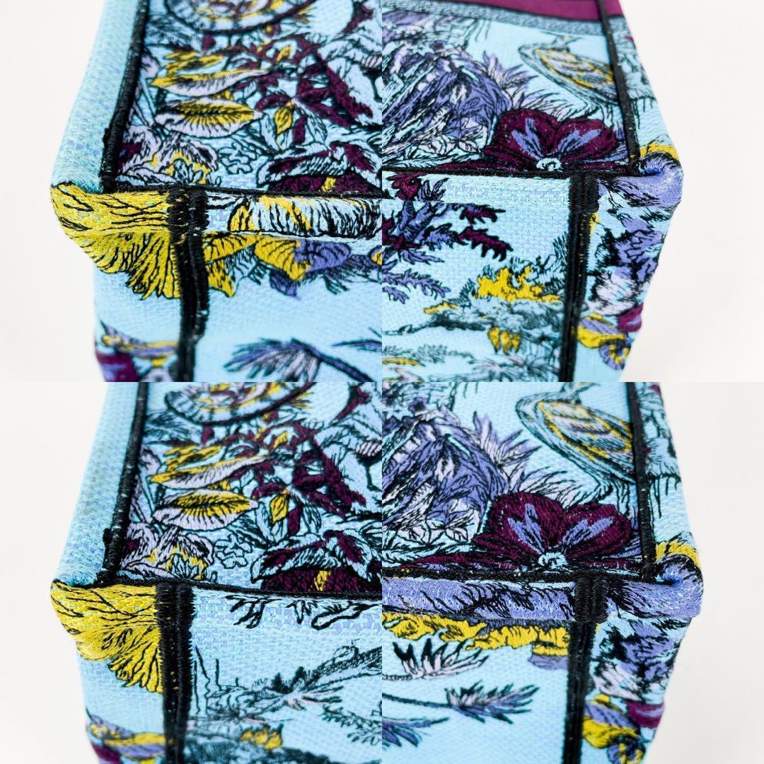 未使用級！希少ブルー！クリスチャン・ディオールブックトートラージトワルドゥジュイ