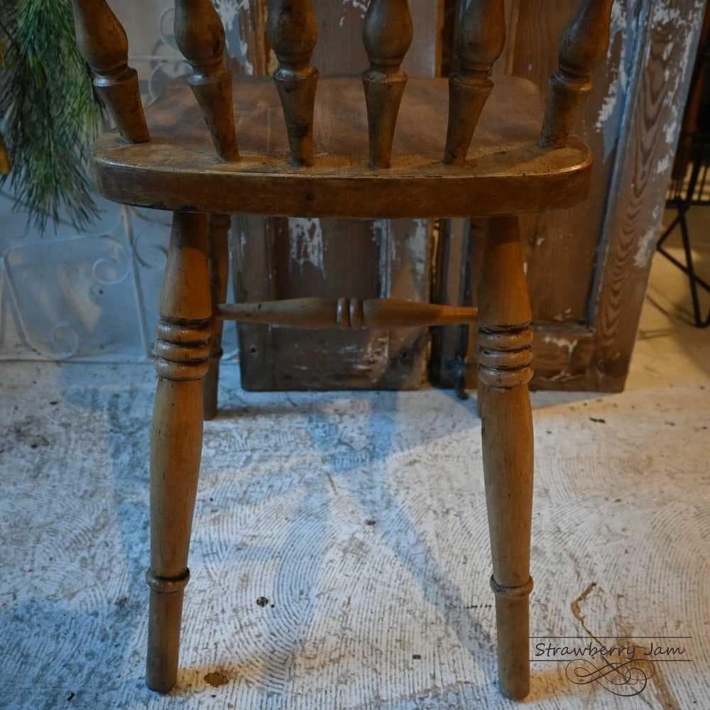 L3710-27-3 英国アンティーク アイベックスチェア キッチンチェア 剥離