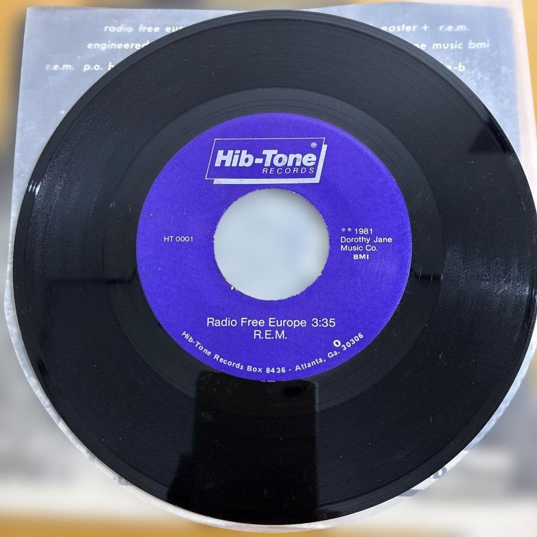 Radio Free Europe / R.E.M. 輸入盤7inchレコード