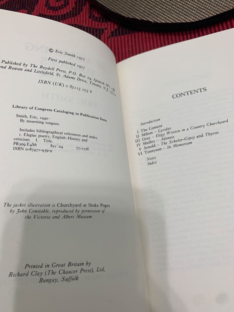 By Mourning Tongues Studies in English…