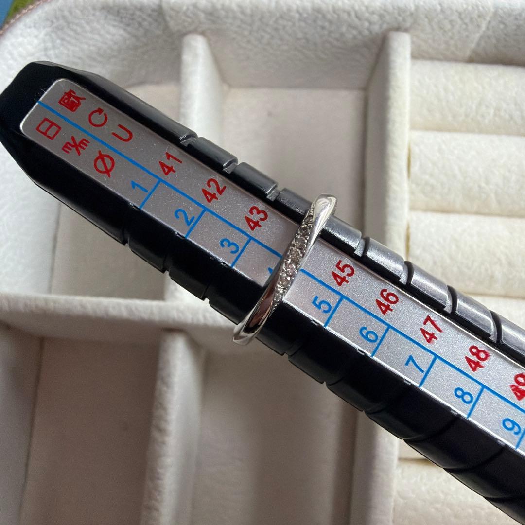 俄　4号ピンキーリング朝葉　ハードプラチナ950新品同様