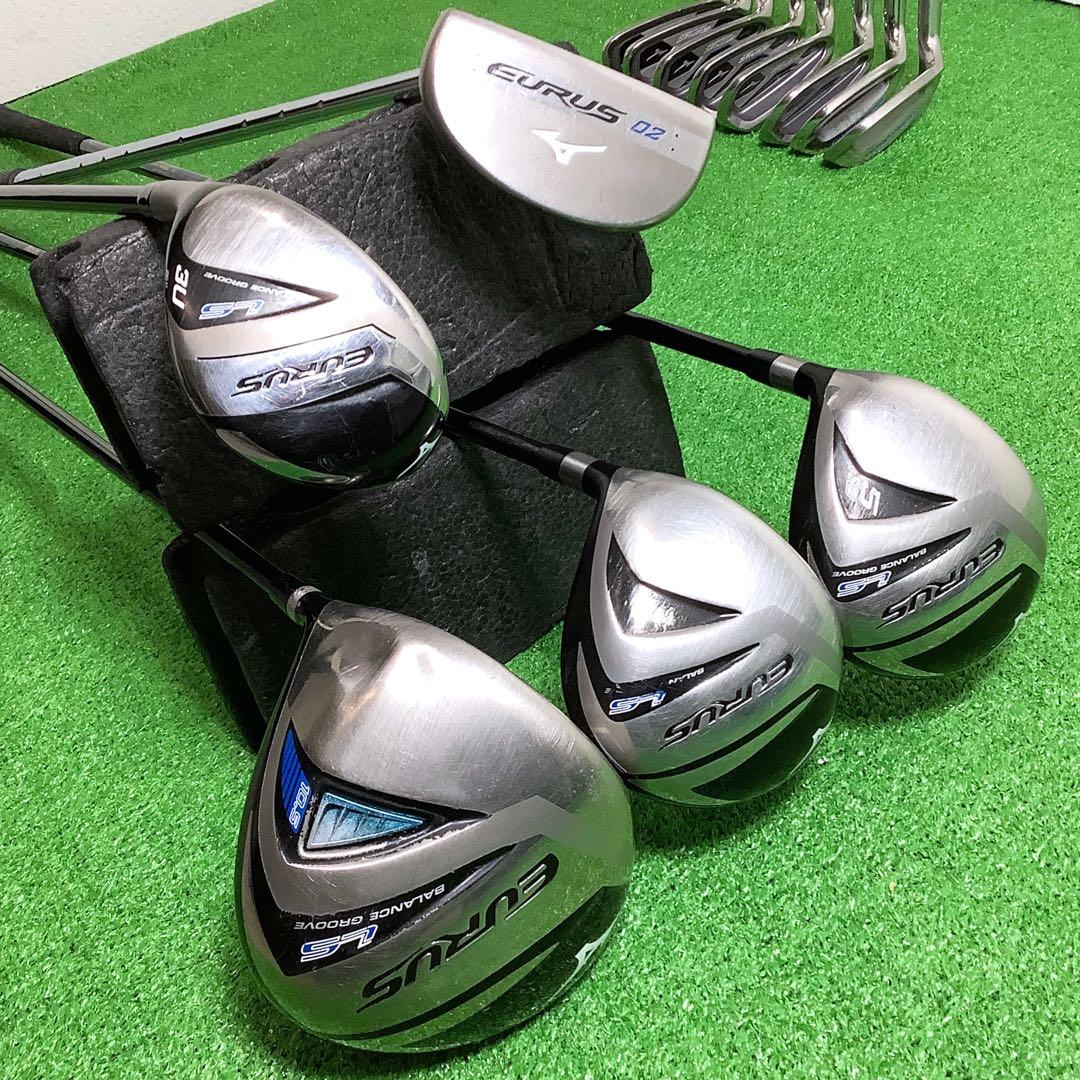 Mizuno EURUS LS レフティ メンズ ゴルフセット 13本 左 R