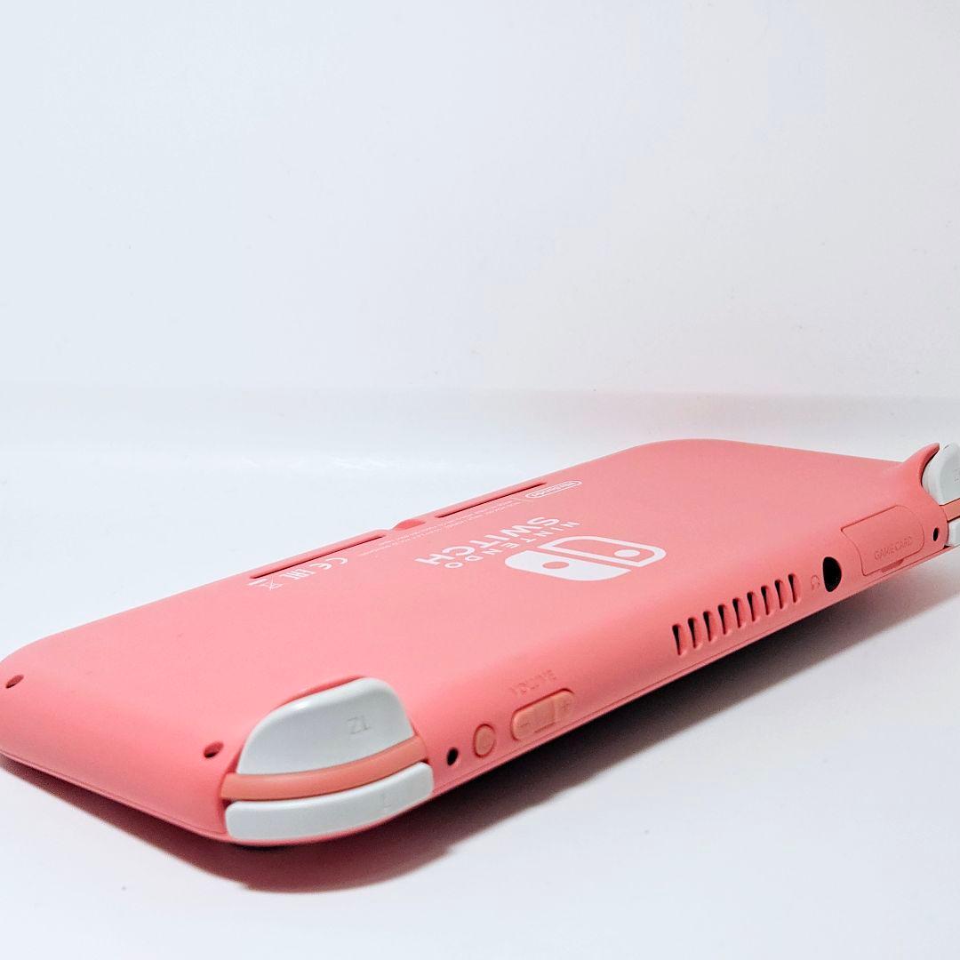 動作品【準美品】Switch lite コーラルピンク 本体 スイッチLite