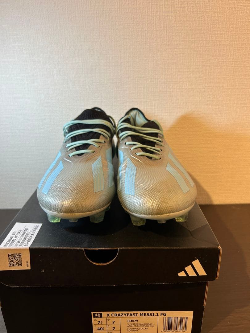 超美品 アディダス エックス クレイジーファスト MESSI.1 FG 25.5