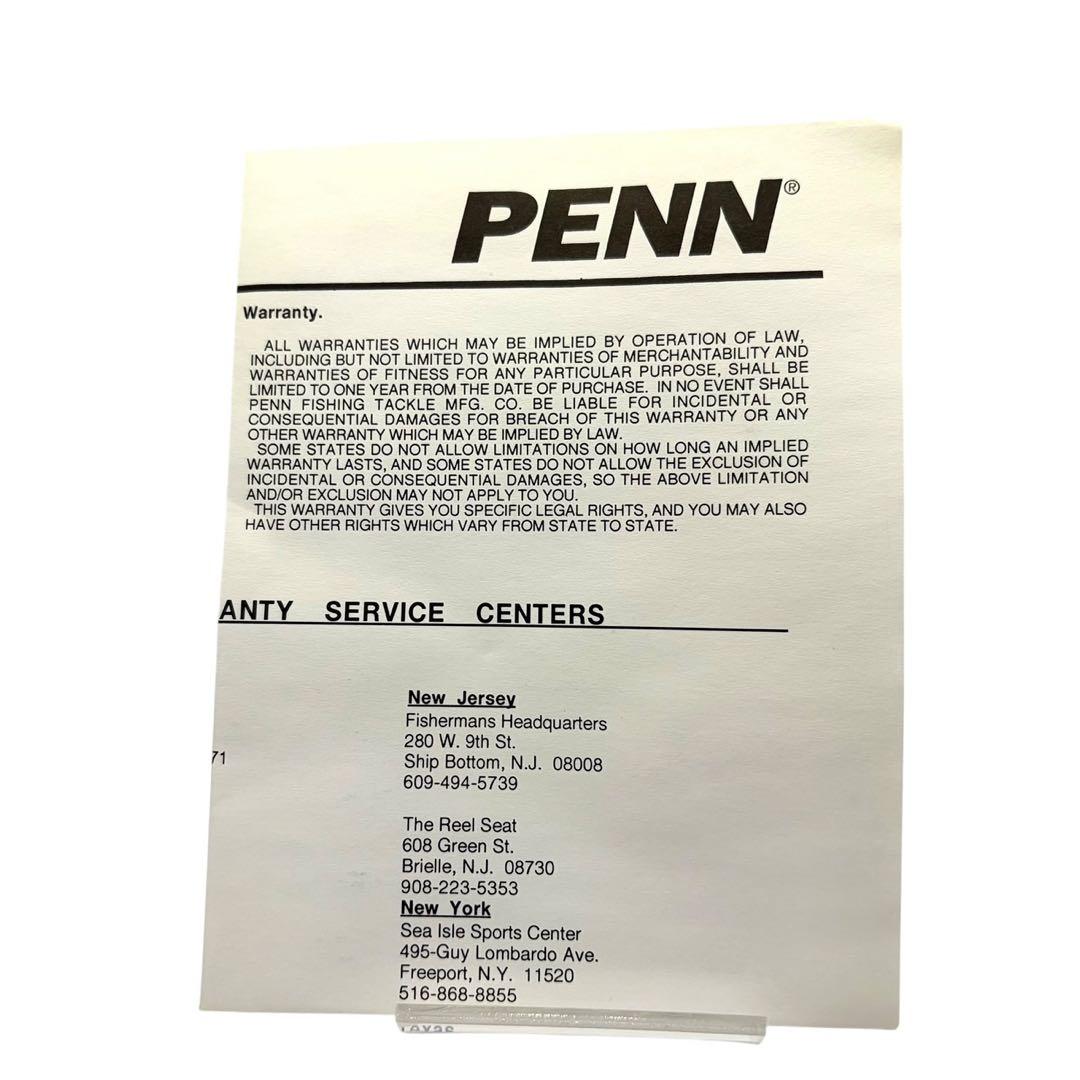 未使用 PENN 9500SS USA製 スピンフィッシャー 箱付 大型リール