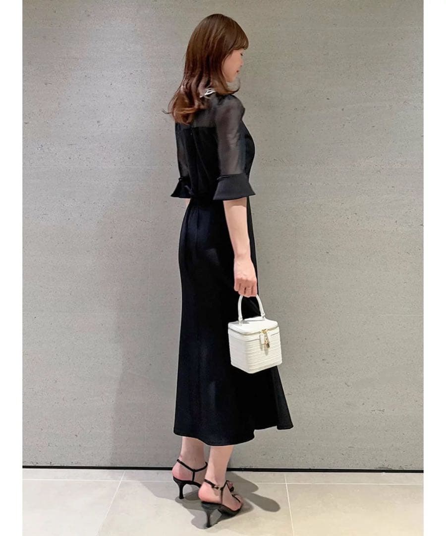 【新品未使用タグ付き】SNIDEL ダブルカラーマーメイドドレス