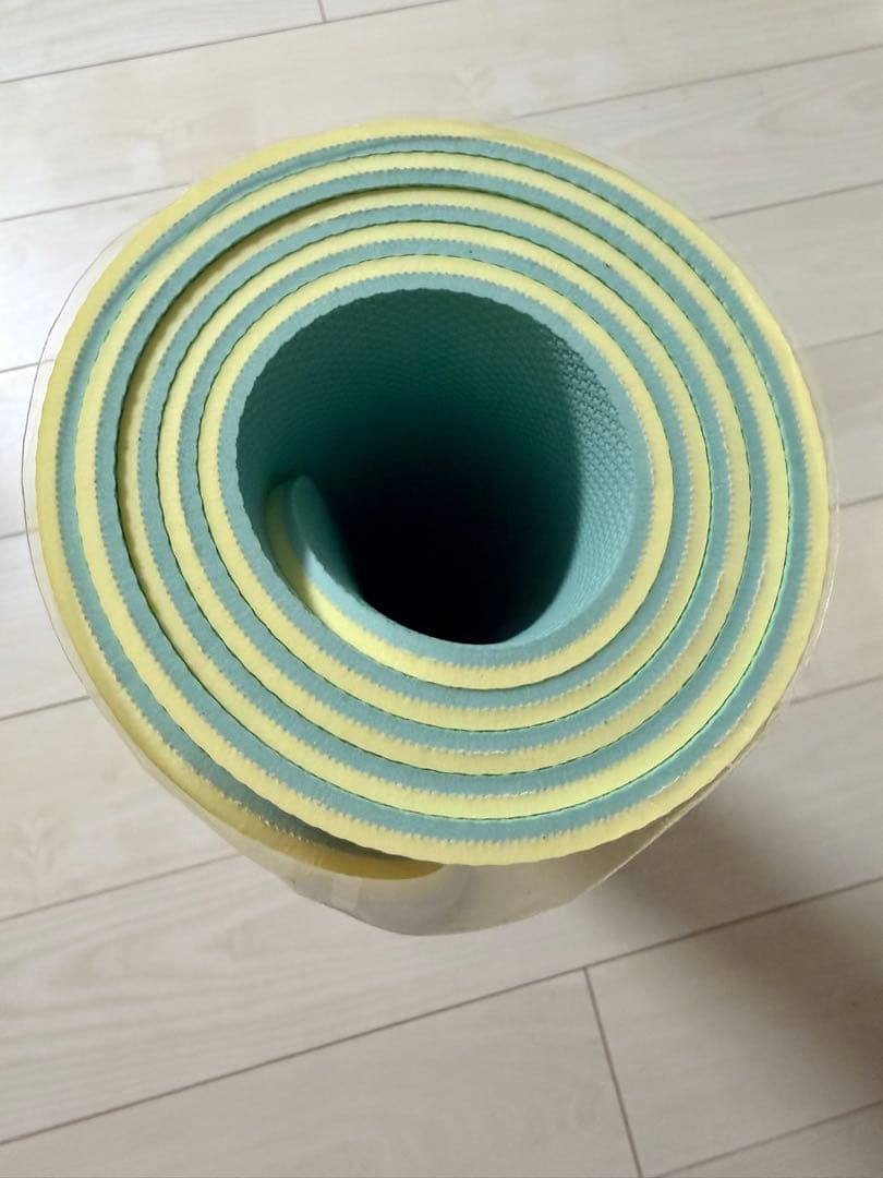 【新品未使用】SUKALA LAVA リバーシブルヨガマット 6mmレモンライム