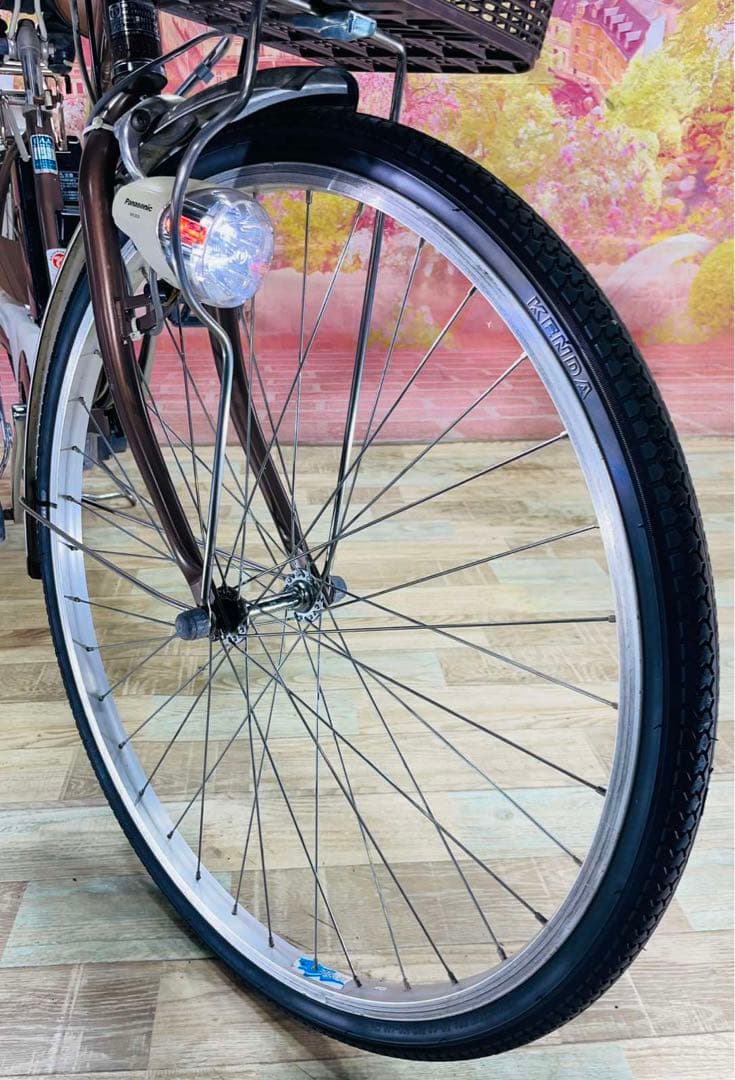 K2698 電動自転車パナソニック ビビ ママチャリ 26インチ 送料無料
