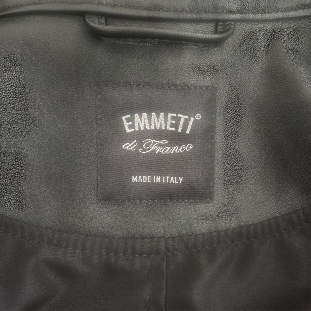 EMMETI JURI ナッパチェラータ　ブラック シングルライダース　44