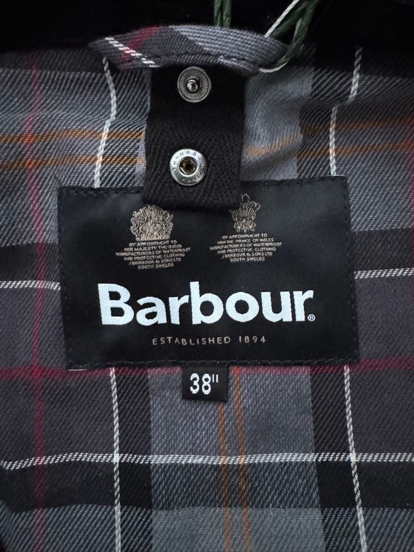 【新品】Barbour SL Bedale ワックスジャケット ブラック 38