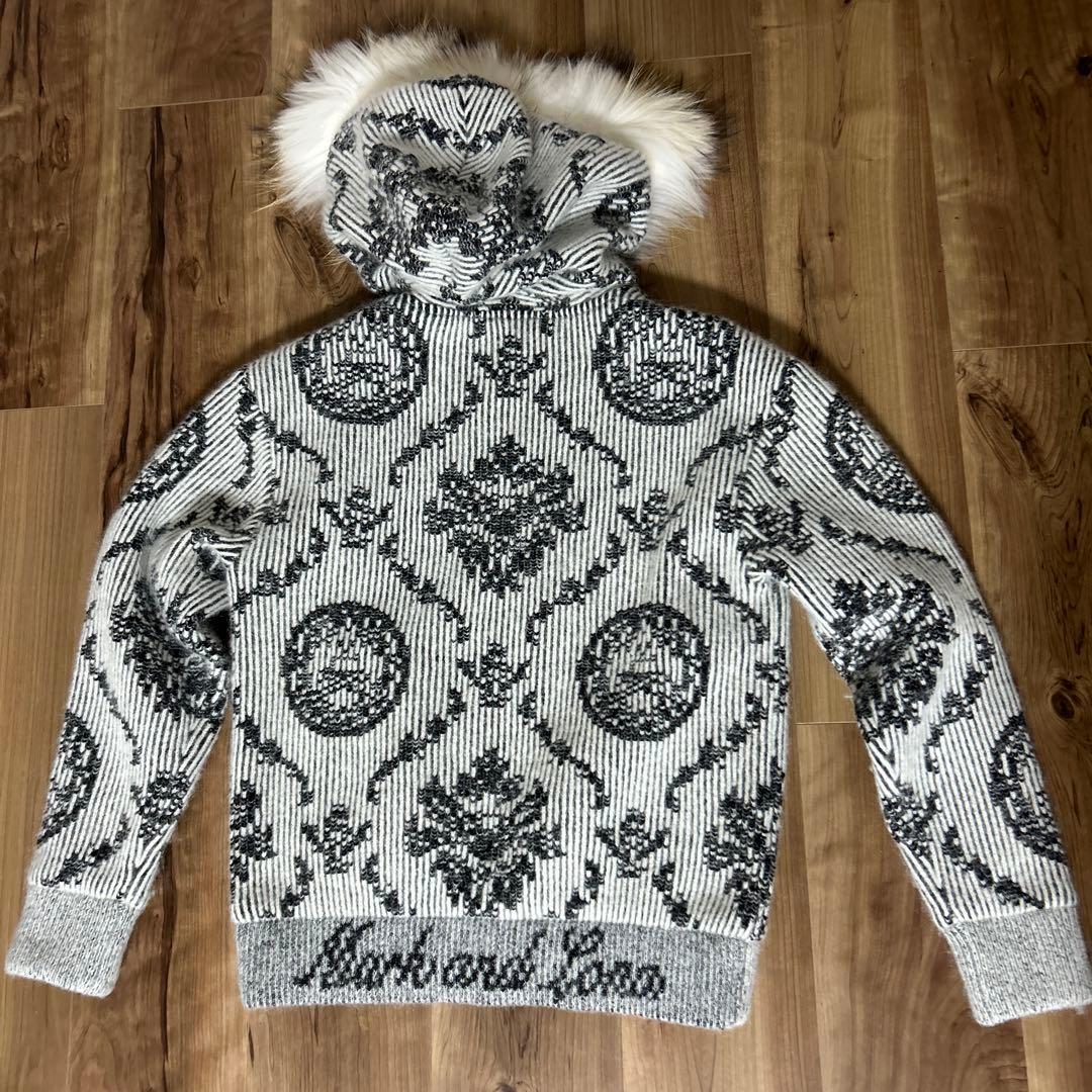 MARK&LONA ファー付きジャケット　38 M