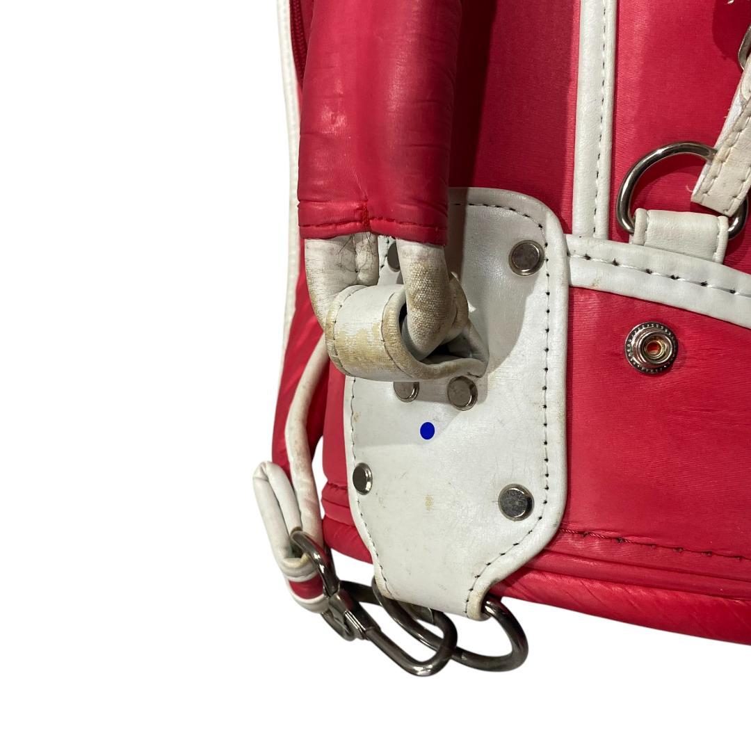 23区GOLF ニジュウサンクゴルフ キャディバッグ レッド 8.5型 5分割