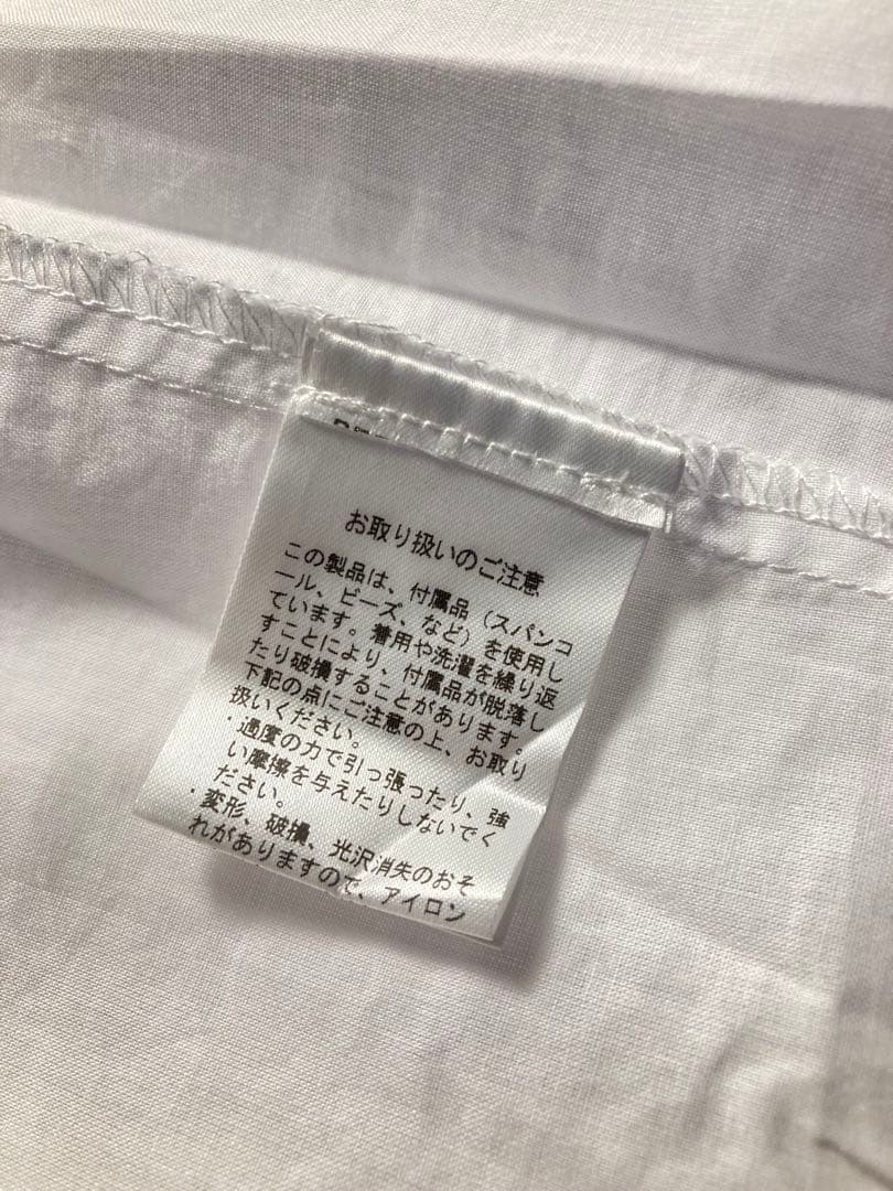 ビアズリーBEARDSLEY パールボタンギャザーワンピース サイズ1