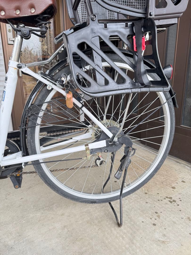 チャイルドシート付き自転車　26インチ