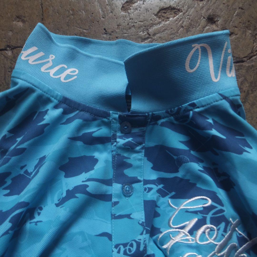 極美品　ガッチャゴルフ セットアップ 迷彩　カモフラ　L　刺繍　大きいサイズ