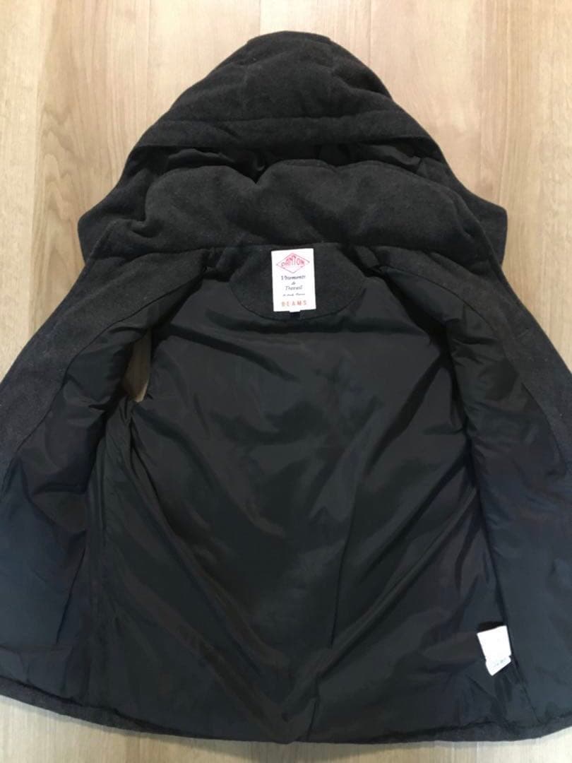 DANTON ×BEAMS ウールモッサダウンベスト