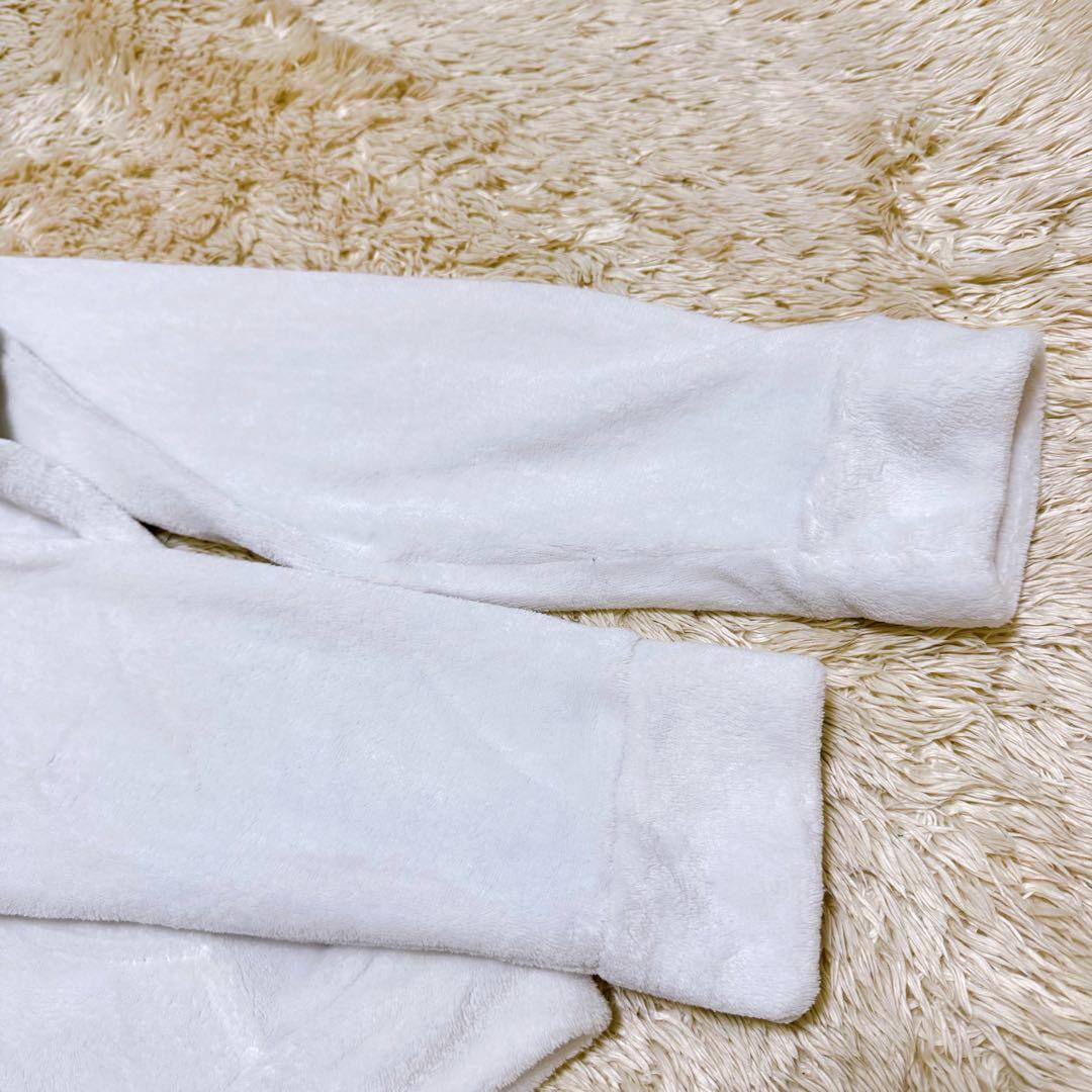 【1回のみ使用】Ed Hardy エドハーディー　ボアパーカー　フルジップ　M