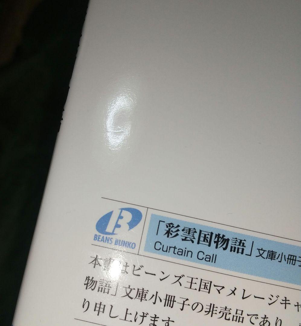 「彩雲国物語 Curtain Call」「彩雲国物語 彩色冊子」小冊子 セット