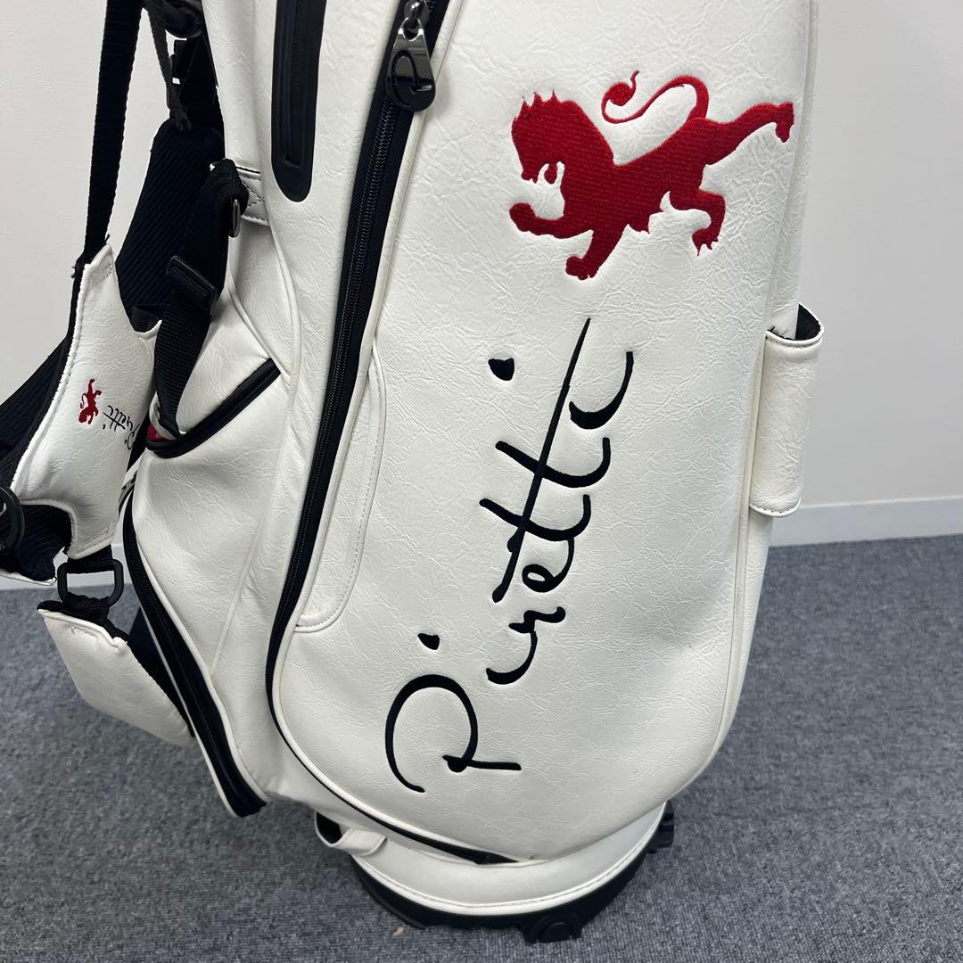 ピレッティ スタンド キャディバッグ ブラック Piretti ホワイト