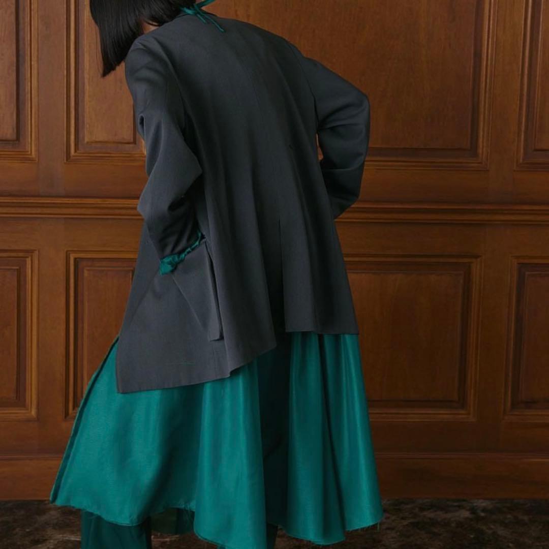 2024 アメリヴィンテージ SHEER CUT OFF LONG TOP