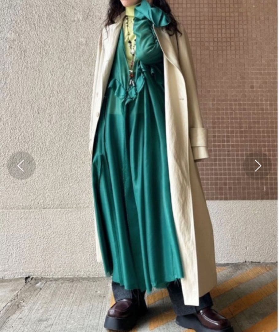 2024 アメリヴィンテージ SHEER CUT OFF LONG TOP