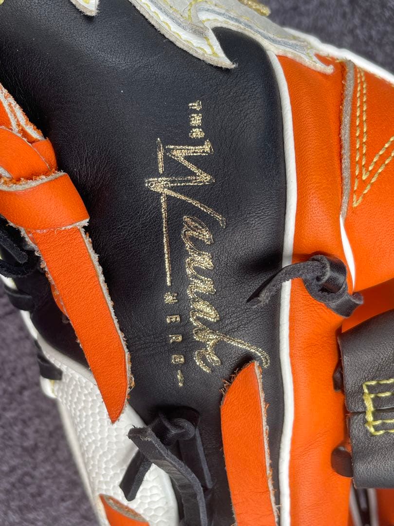 【中古美品/軟式用】Wilsonグローブ内野手用Hウェッブ