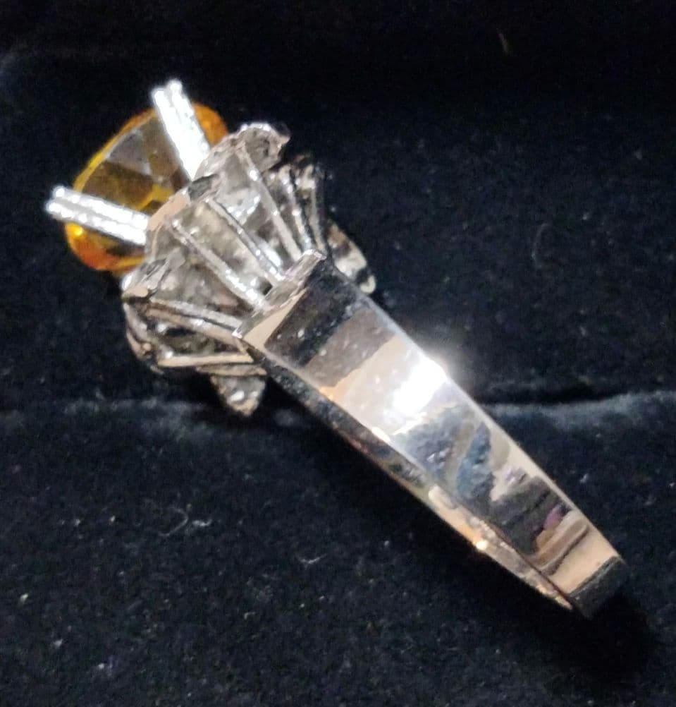 デザイン トパーズ リング サイズ12