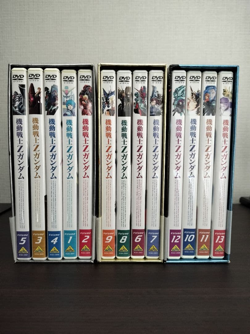 メモリアルボックス版 機動戦士Zガンダム Part-1、2、3セット