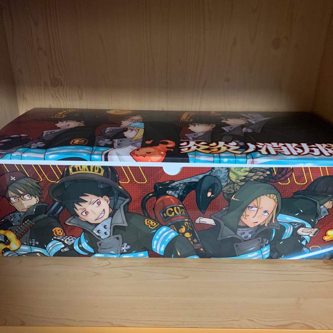 希少収納箱付き炎炎ノ消防隊1巻から34巻全部完結まとめ売り良品セット34冊